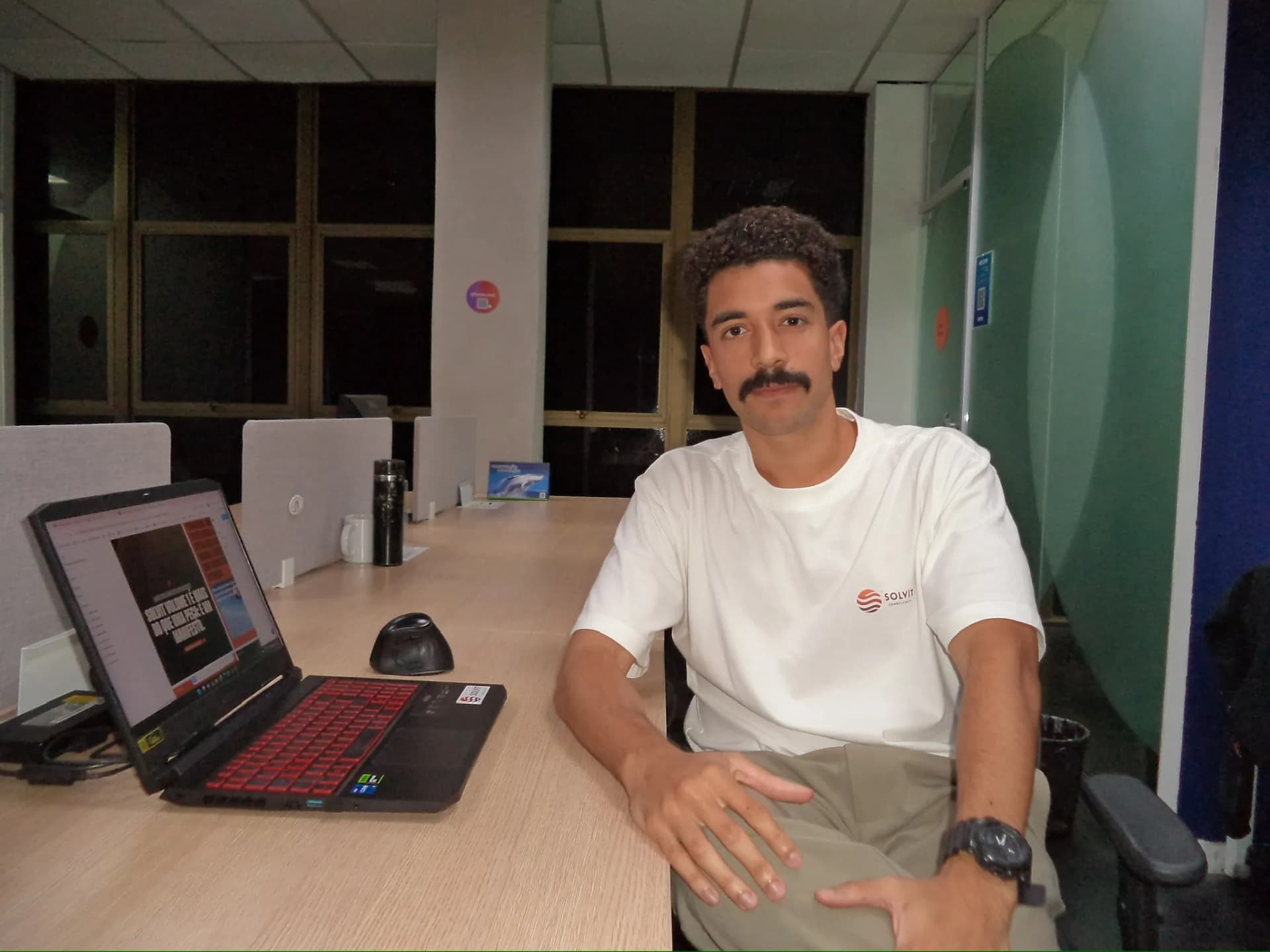 Trabalho de consultoria próximo à operação